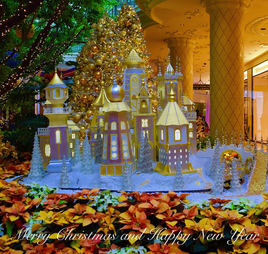 Christmas Village Card Photograph by Bnte Creations