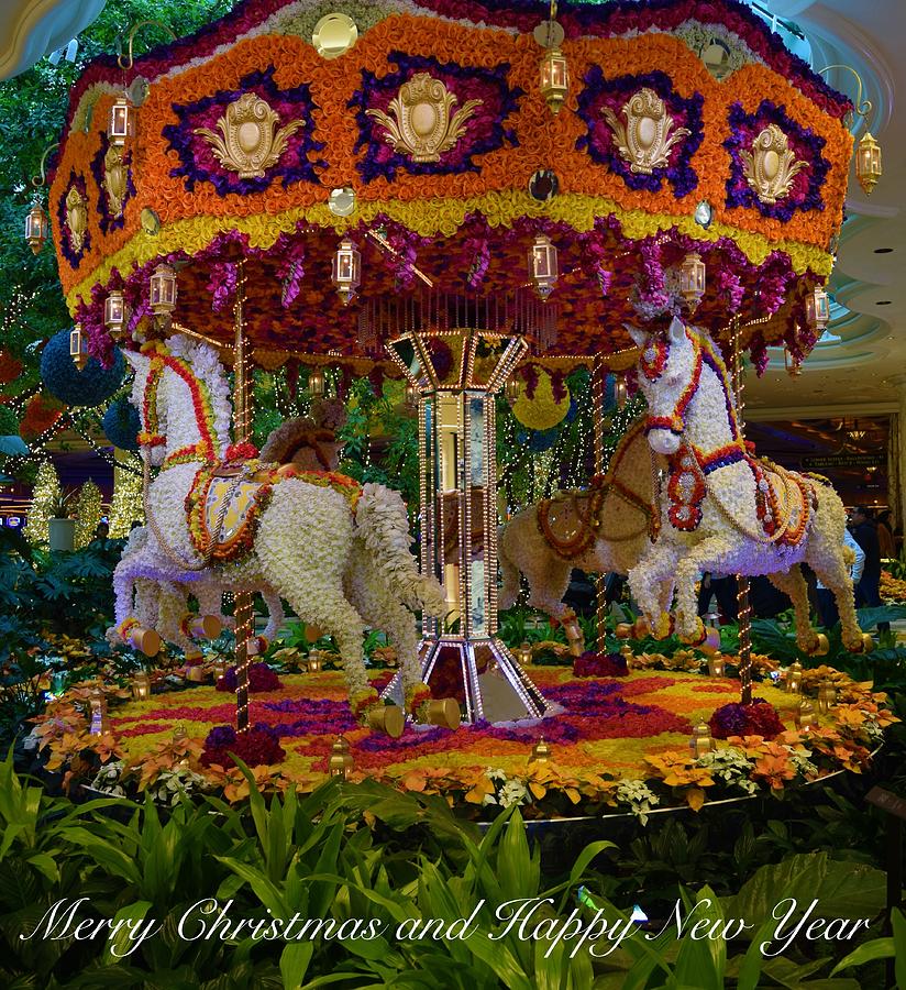 Christmas Wishes Carousel  Photograph by Bnte Creations