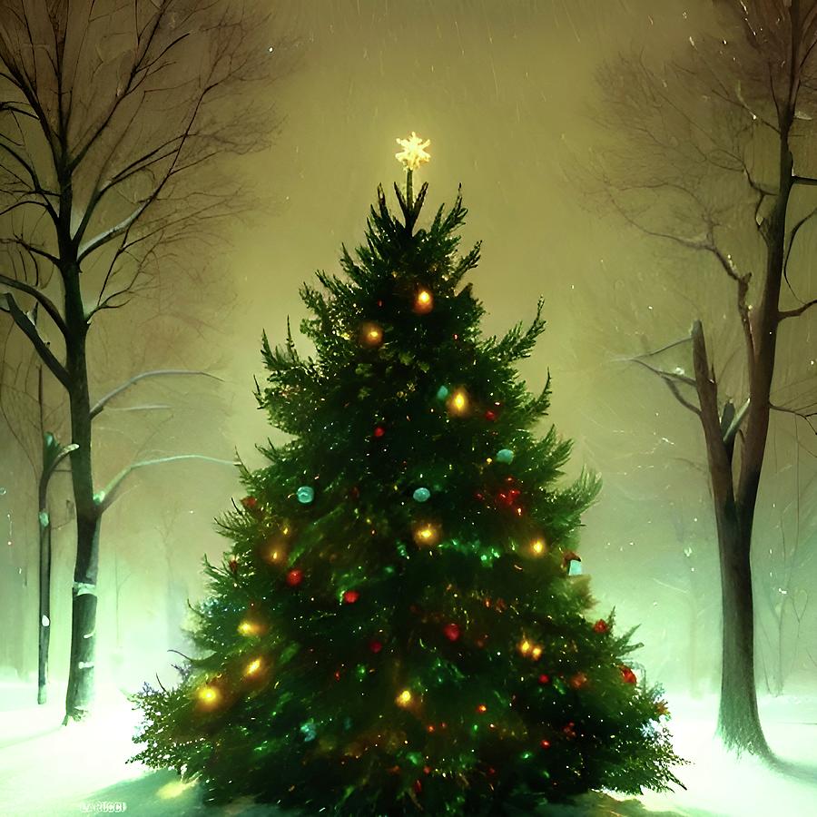 Christmas Card No.24 Digital Art by Fred Larucci