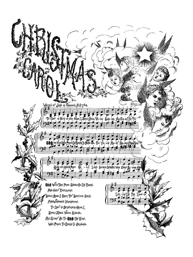 Christmas Carol Drawing by Uwe Stoeter - Fine Art America