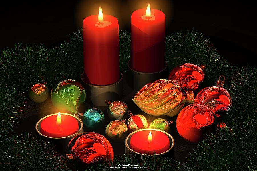 Christmas Centerpiece Digital Art by Roger Klump - Fine Art America