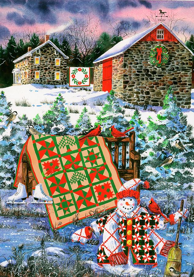 Christmas Cheer Painting by Diane Phalen