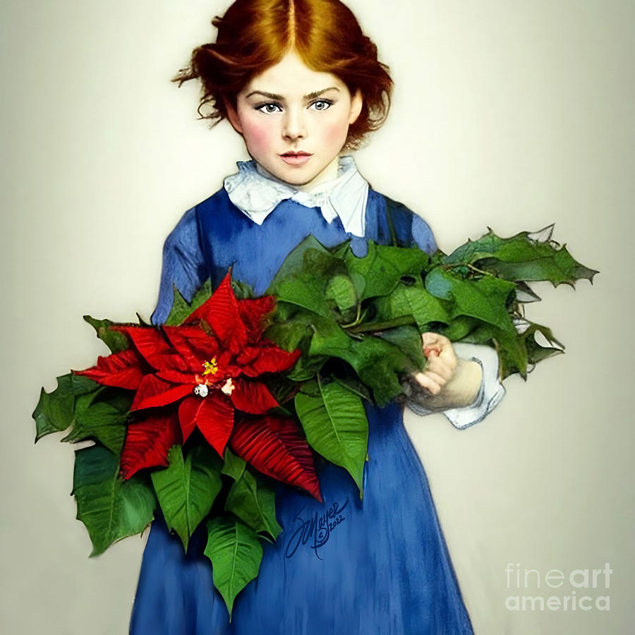 Christmas Child #2 Digital Art by Stacey Mayer
