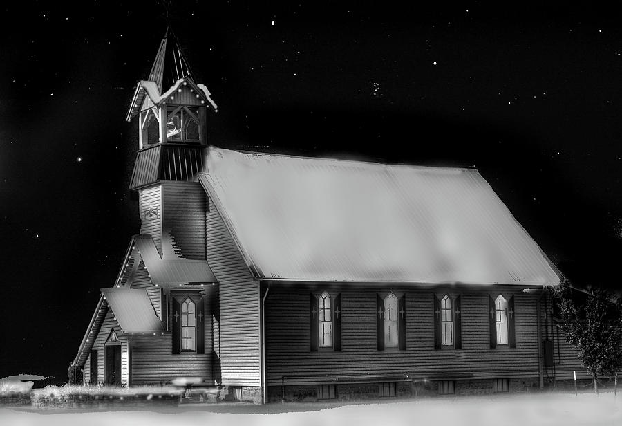 Christmas Church Photograph by Michael Ciskowski