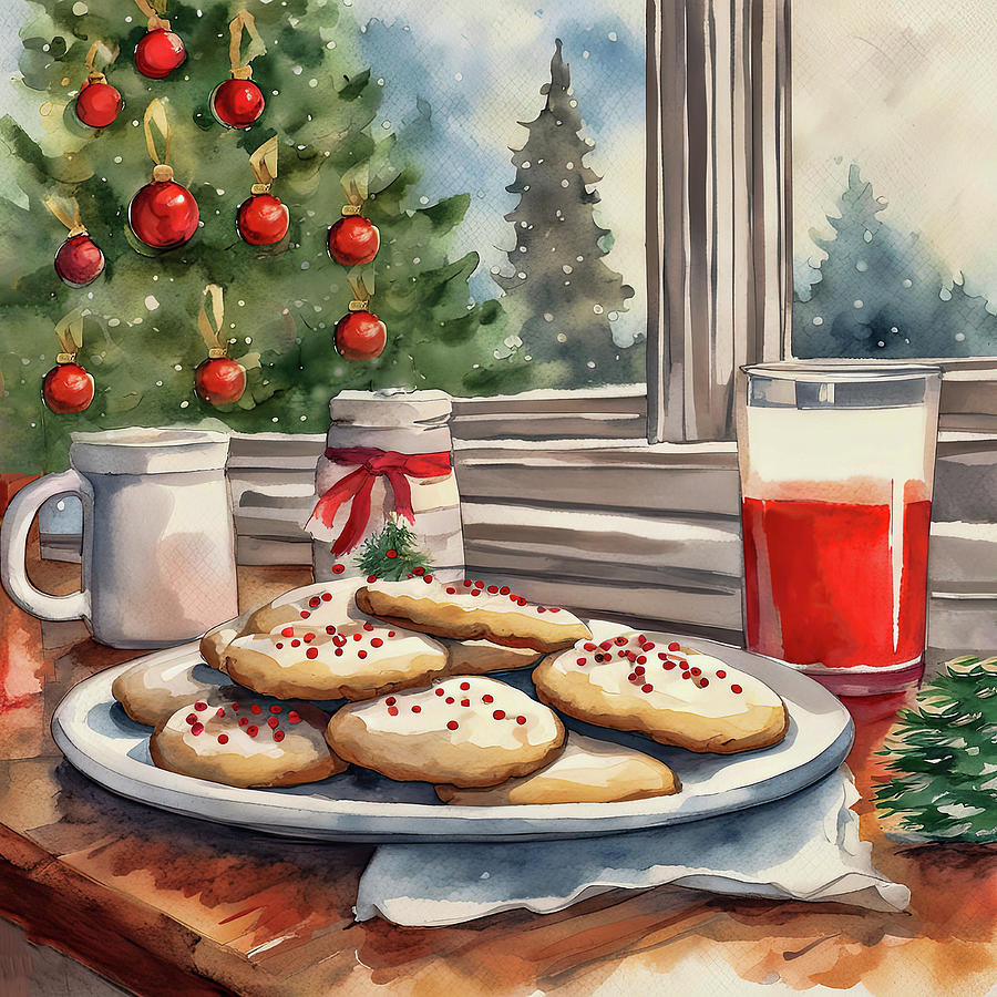 Christmas Cookies To Share  Digital Art by HH Photography of Florida