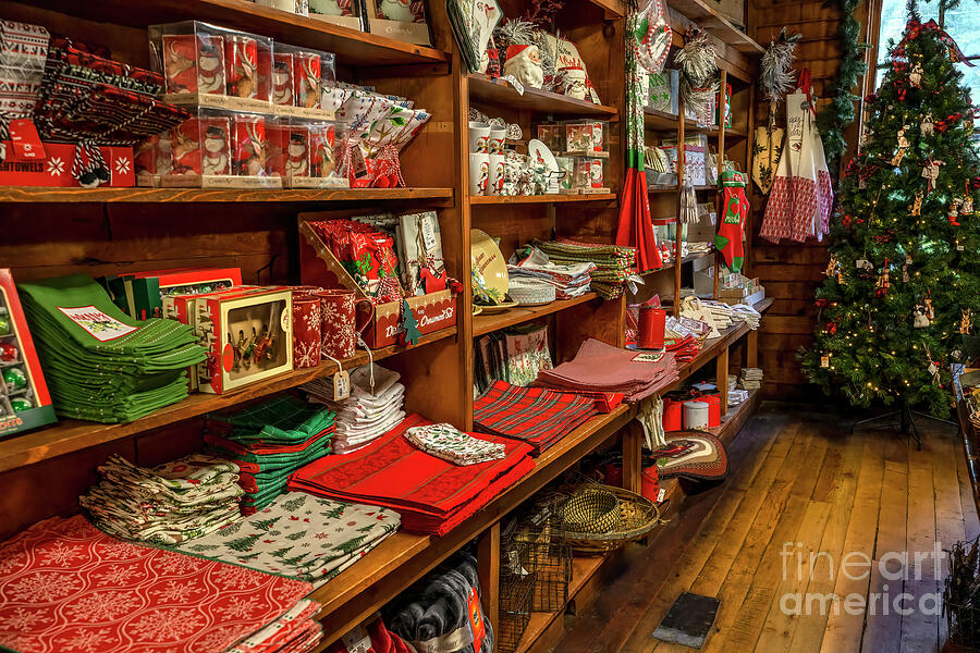 Christmas corner at the Mast Country Store Photograph by Shelia Hunt