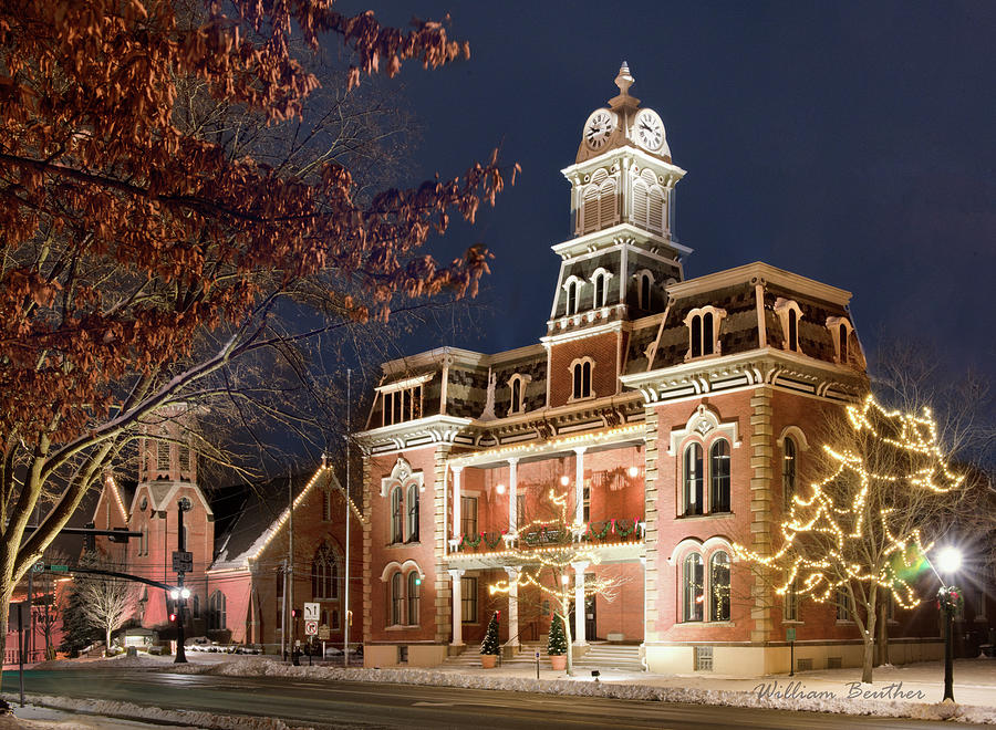 Christmas Courthouse Photograph by William Beuther Fine Art America