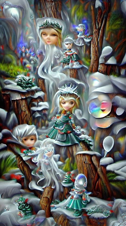Christmas Coven Digital Art by Skip Hunt