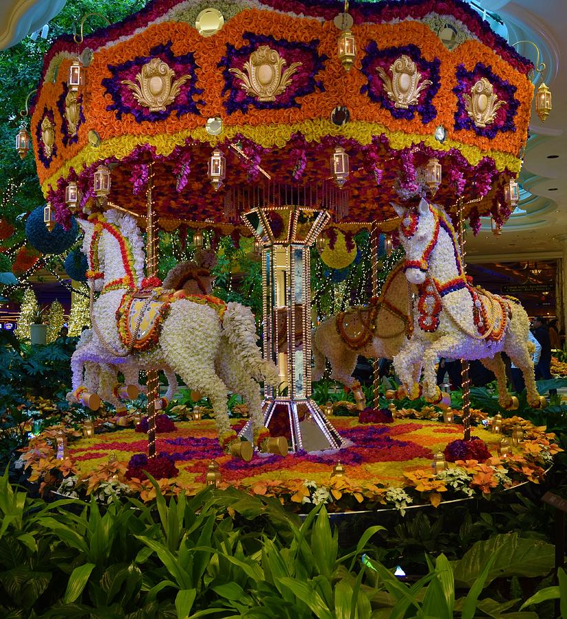 Christmas Carousel Photograph by Bnte Creations