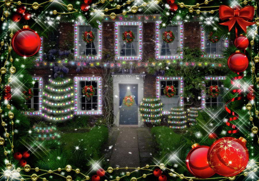 Christmas Decorations Digital Art by Brian Wallace
