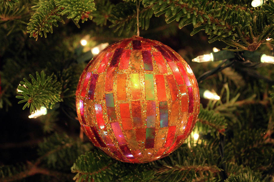 Christmas Disco Ornament Photograph by Cynthia Guinn
