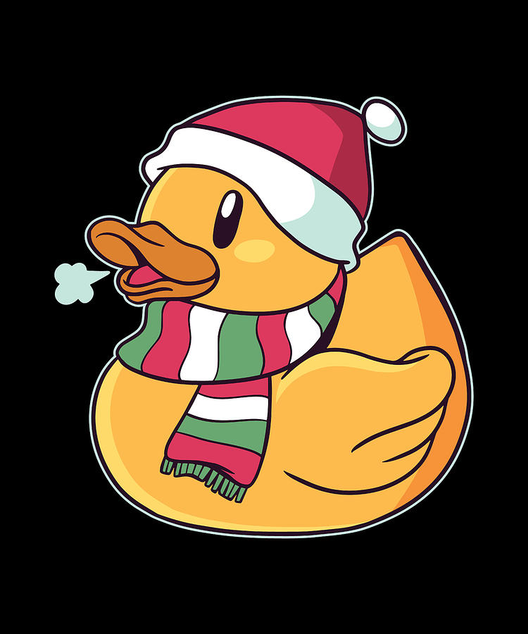 Christmas Duck Digital Art by Filip Kelekidis - Pixels