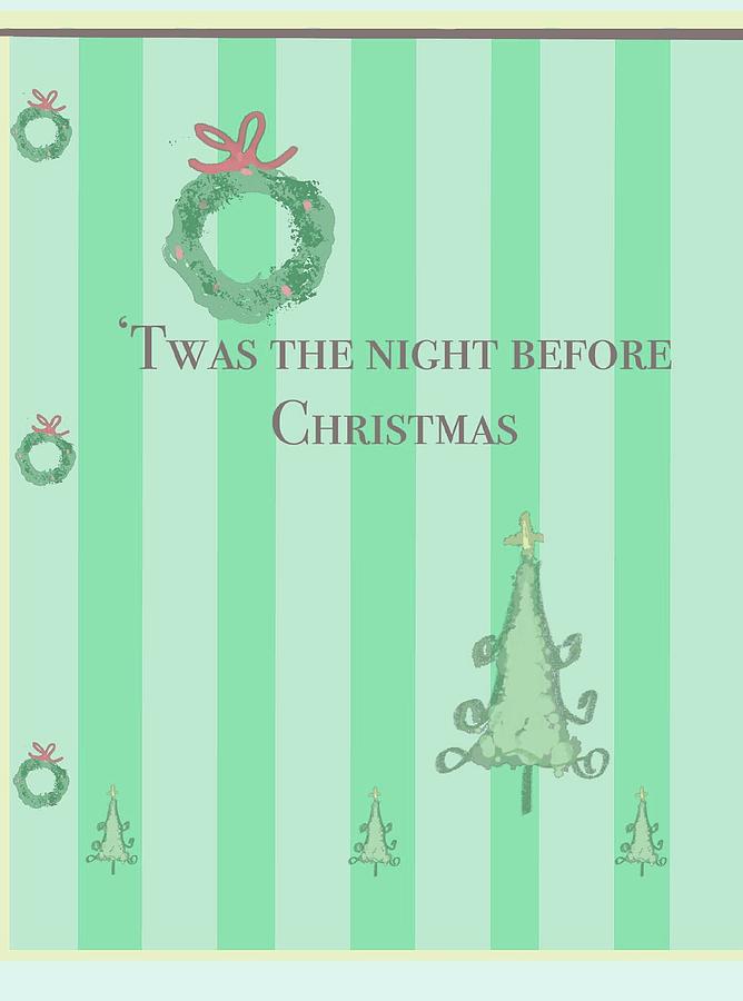 Christmas eve Digital Art by Ashley Rice