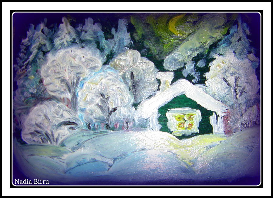 Christmas Eve  Painting by Nadia Birru