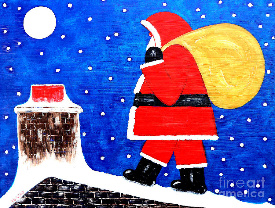 Christmas Painting - Christmas Eve by Patrick J Murphy