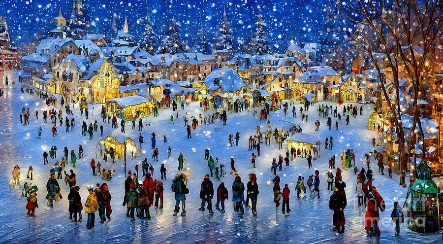 Christmas Fair Digital Art by Viktor Birkus - Fine Art America