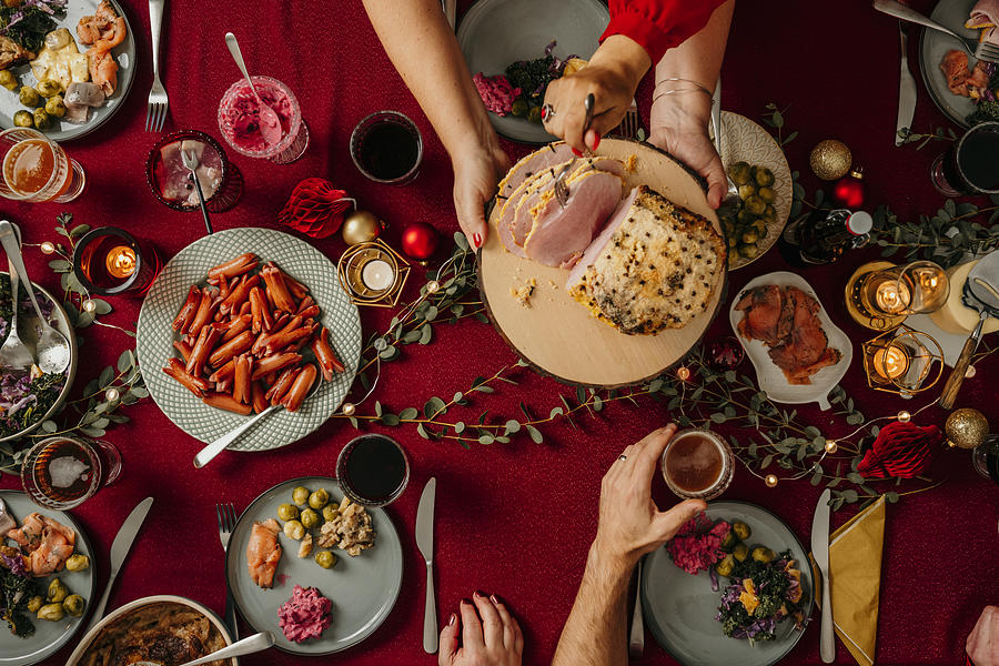 Christmas Food Smorgasbord Photograph by Knape