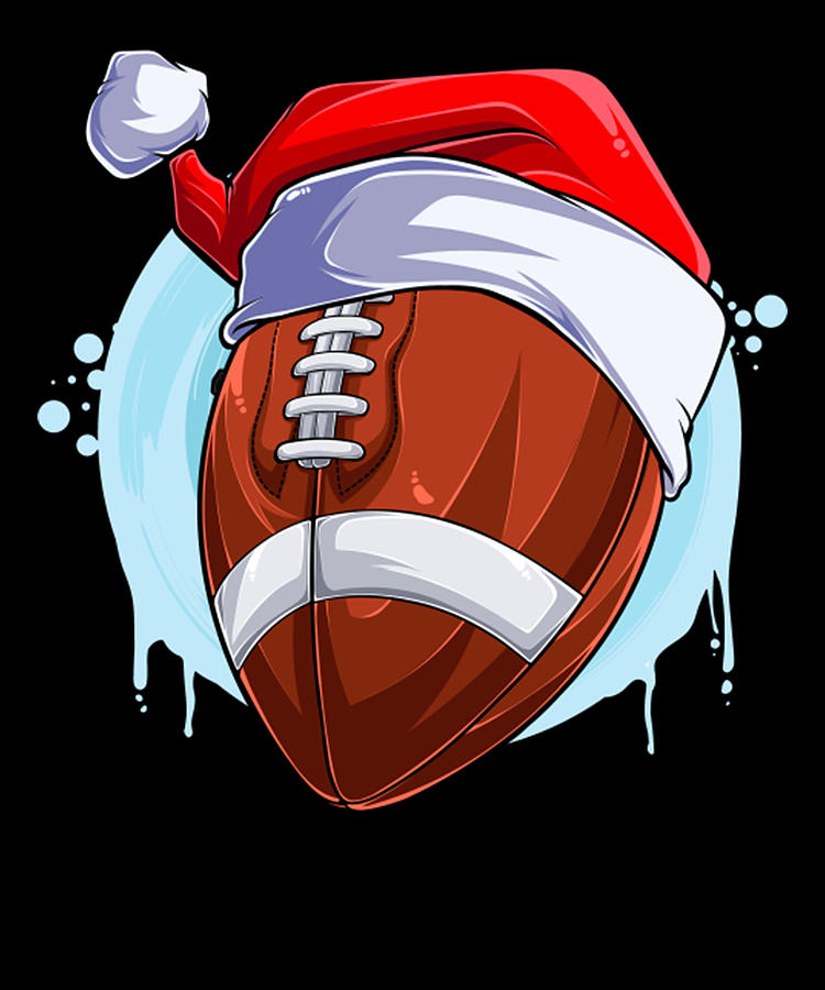 Christmas Football Digital Art by Tam Nguyen Art Fine Art America