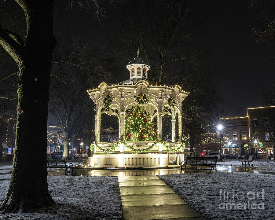 Christmas Gazebo 2022 Photograph by James Guilford Christmas Gazebo 2022 Photograph by James Guilford