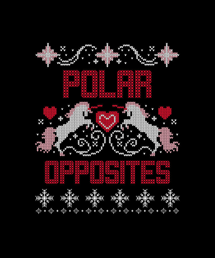 Christmas Gifts - Polar Opposites Digital Art by Caterina Christakos