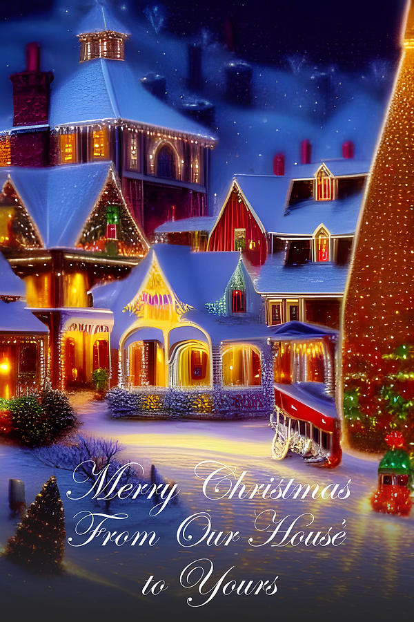 Christmas Greeting Digital Art by Beverly Read