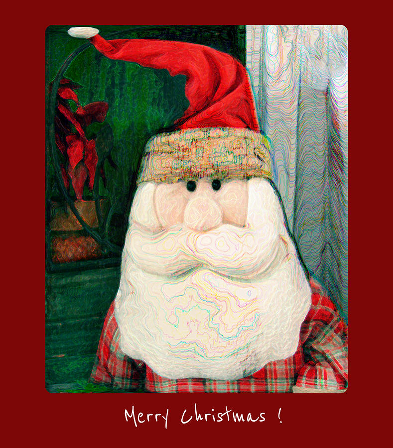 Christmas  Greeting  Card 2   Digital Art by Miss Pet Sitter