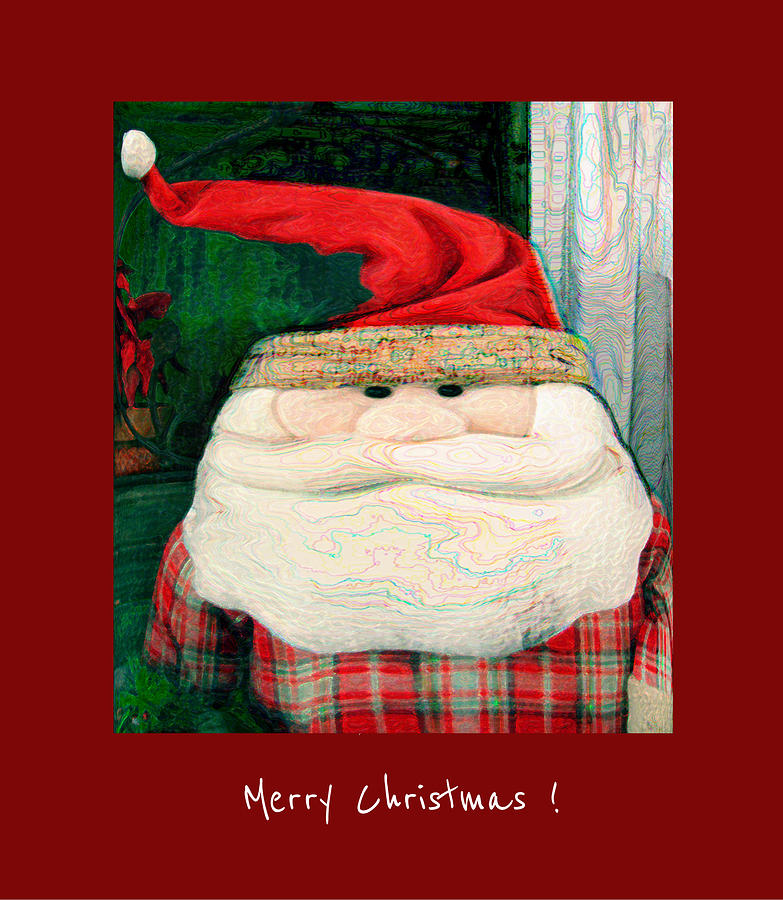 Christmas  Greeting  Card 3 Digital Art by Miss Pet Sitter
