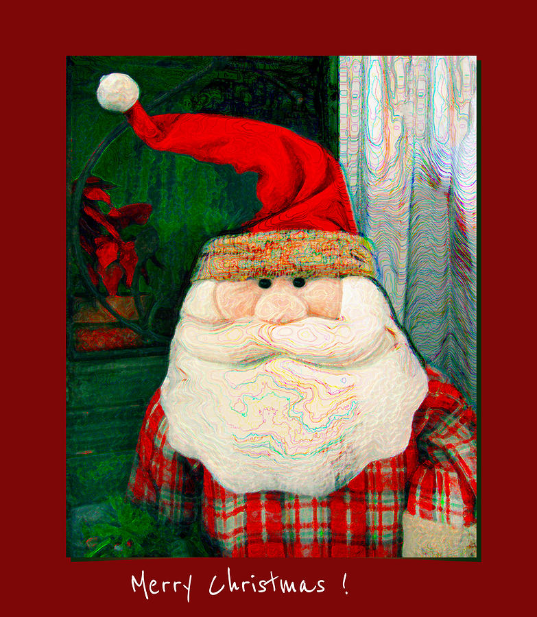 Christmas  Greeting  Card  Digital Art by Miss Pet Sitter