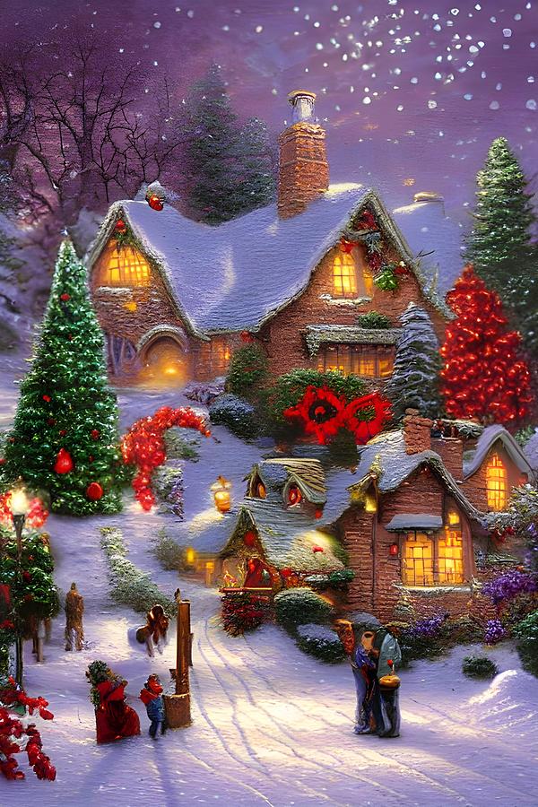 Christmas Holidays 1 Digital Art by Kuntal Chokshi - Pixels