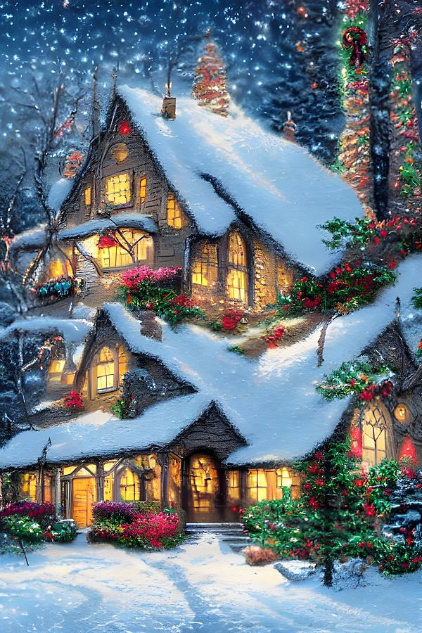 Christmas Holidays 2 Digital Art by Kuntal Chokshi - Fine Art America