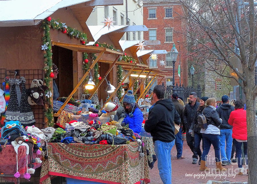 Christmas Huts In The City Photograph by Tami Quigley