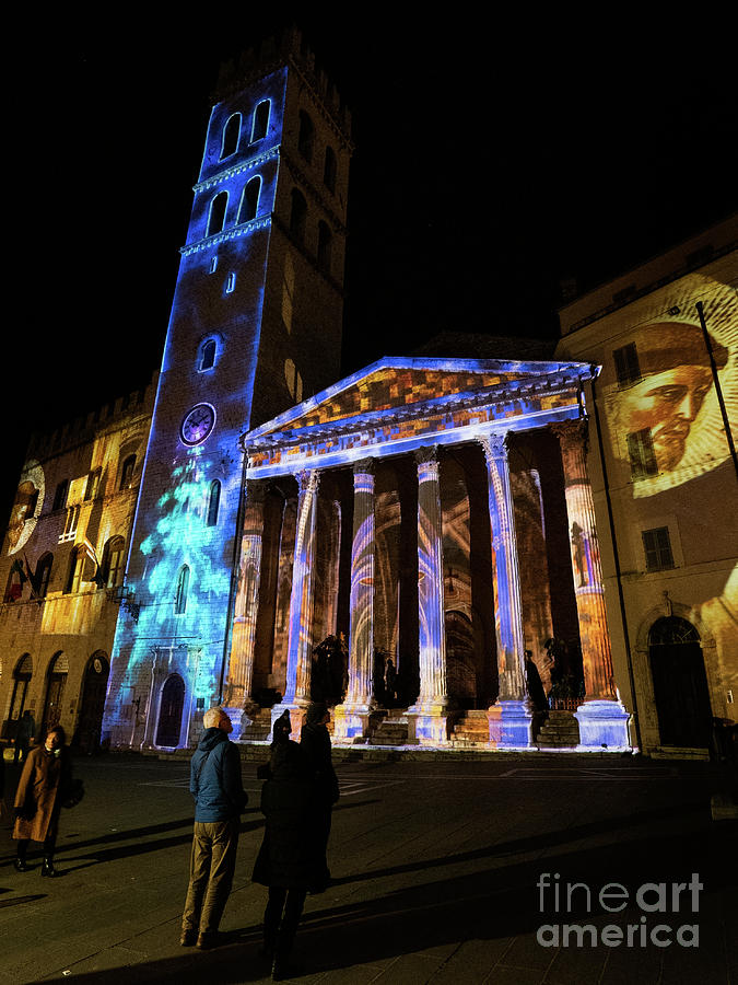 Christmas in Assisi Photograph by Christopher Wentworth Christmas in Assisi Photograph by Christopher Wentworth