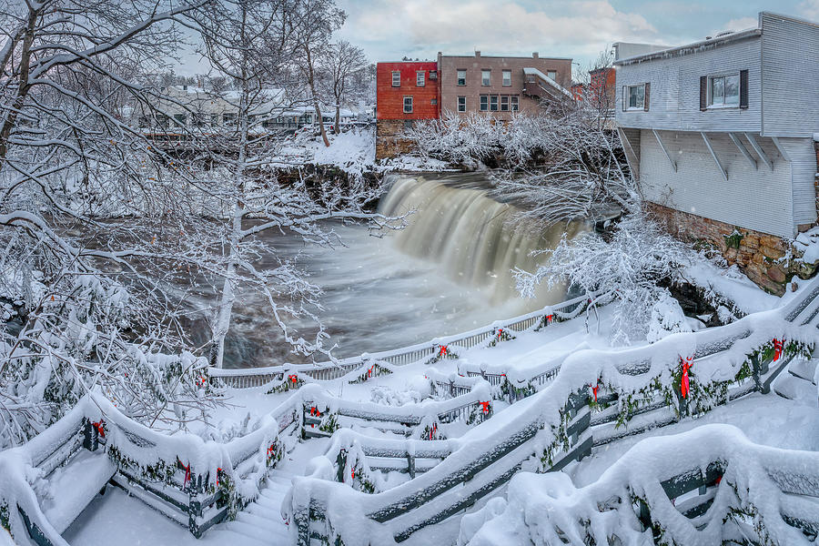 Christmas in Chagrin Falls Photograph by Alexander Philip Fine Art