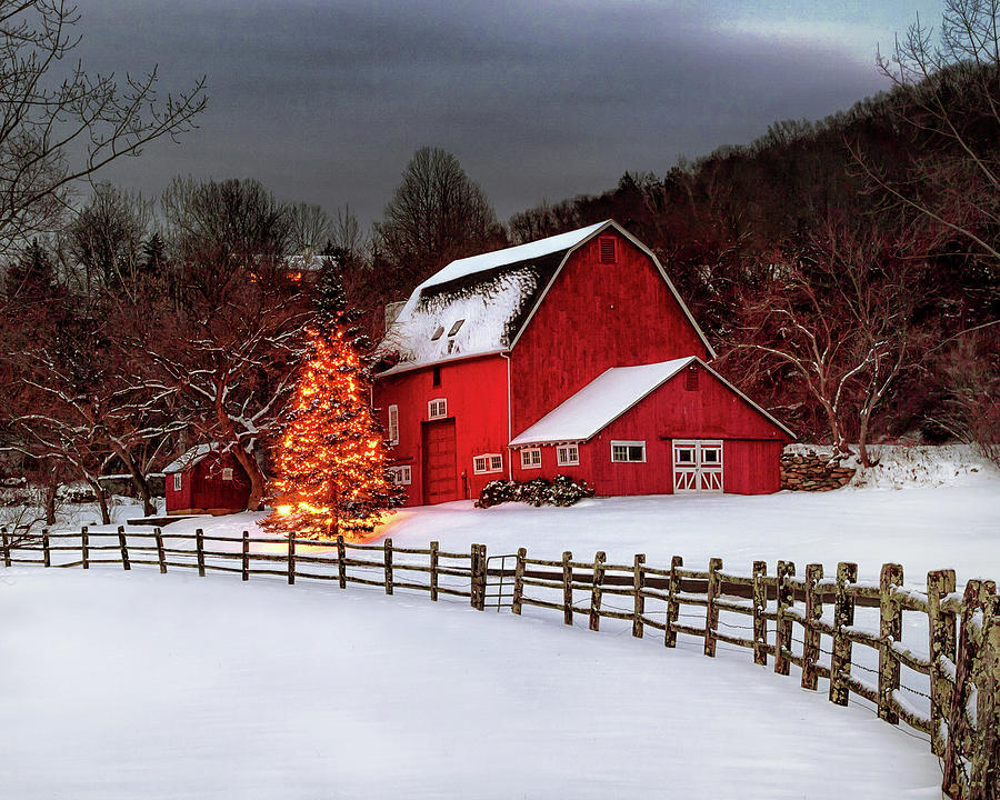 Christmas in Connecticut Photograph by John Vose Fine Art America