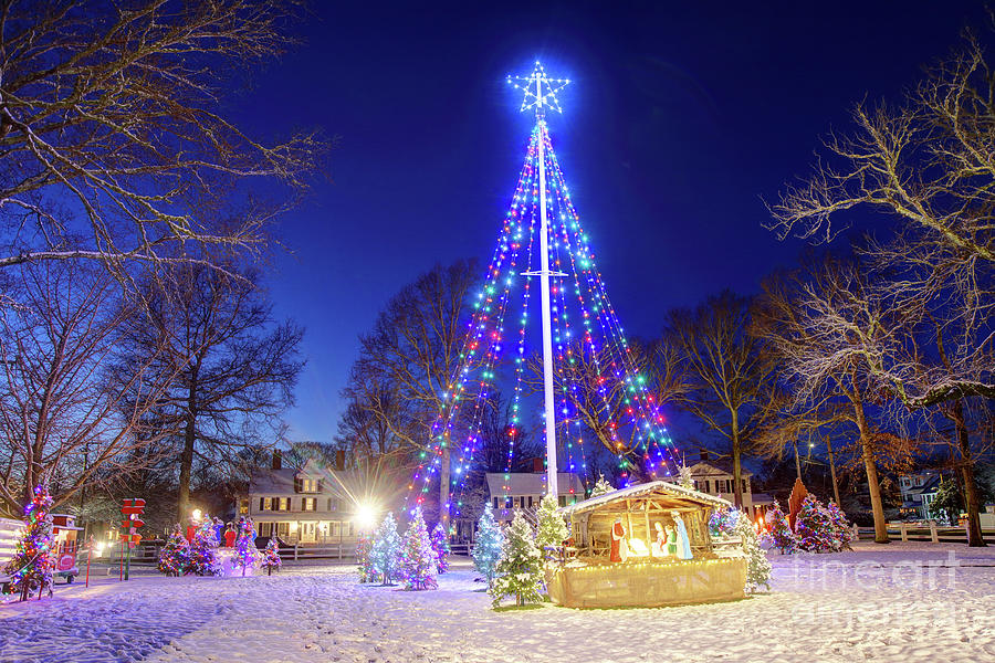 Christmas in Falmouth on Cape Cod Photograph by Denis Tangney Jr Pixels