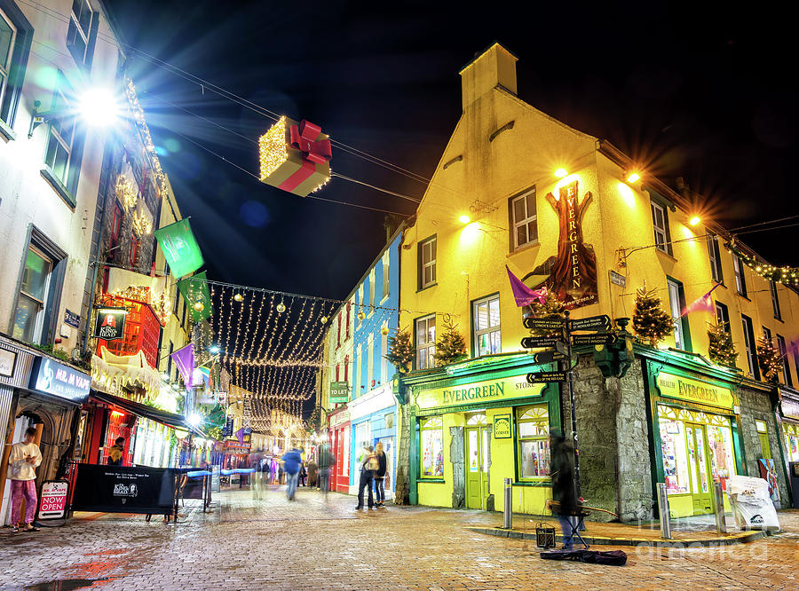 Christmas in Galway Photograph by John Rizzuto