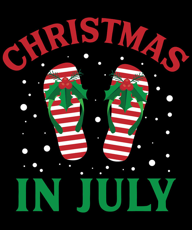 Christmas In July Digital Art - Christmas In July Beach Funny by Michael S Christmas In July Digital Art - Christmas In July Beach Funny by Michael S