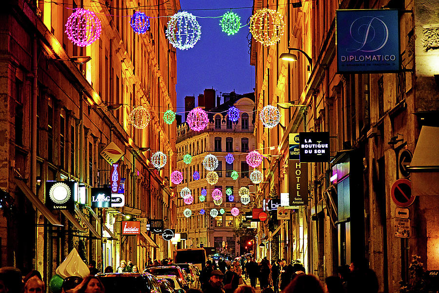 Christmas in Lyon, France Photograph by Evan Peller Fine Art America