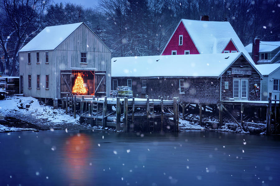 Christmas Photograph - Christmas in Maine by Rick Berk