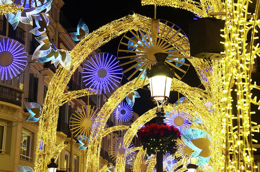 Christmas in Malaga, Calle Larios - 03 Photograph by AM FineArtPrints
