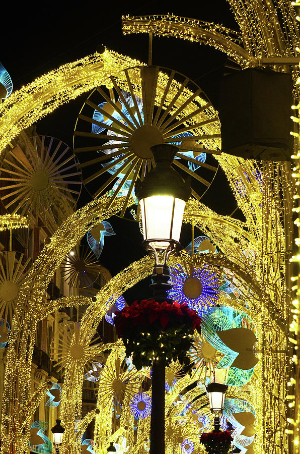 Christmas in Malaga, Calle Larios - 05 Photograph by AM FineArtPrints
