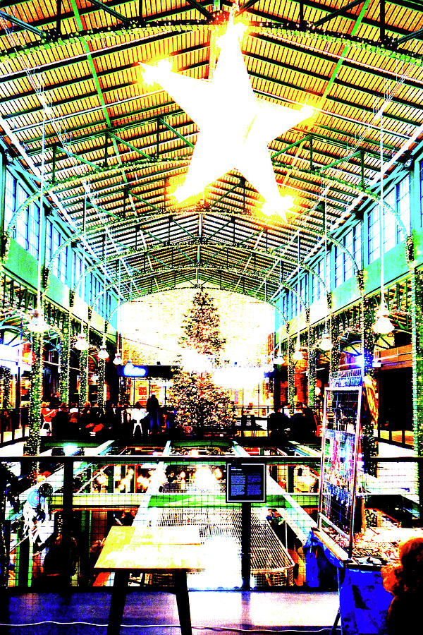 Christmas In Mall In Warsaw, Poland 2 Photograph by John Siest
