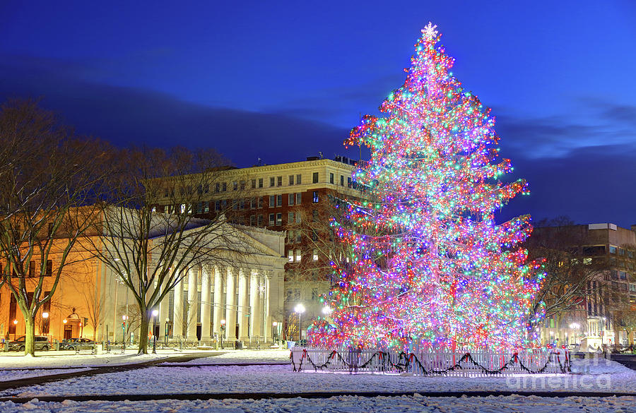 Christmas in New Haven Photograph by Denis Tangney Jr Fine Art America