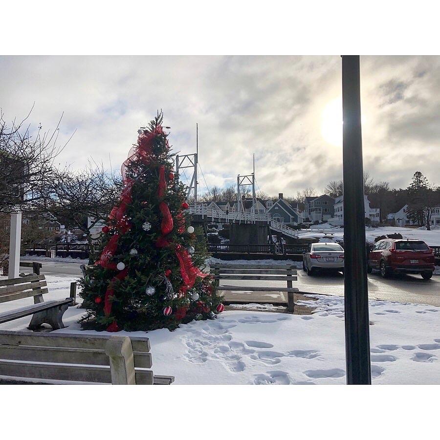 Christmas in Ogunquit Photograph by Heather Baker Foisy Fine Art America