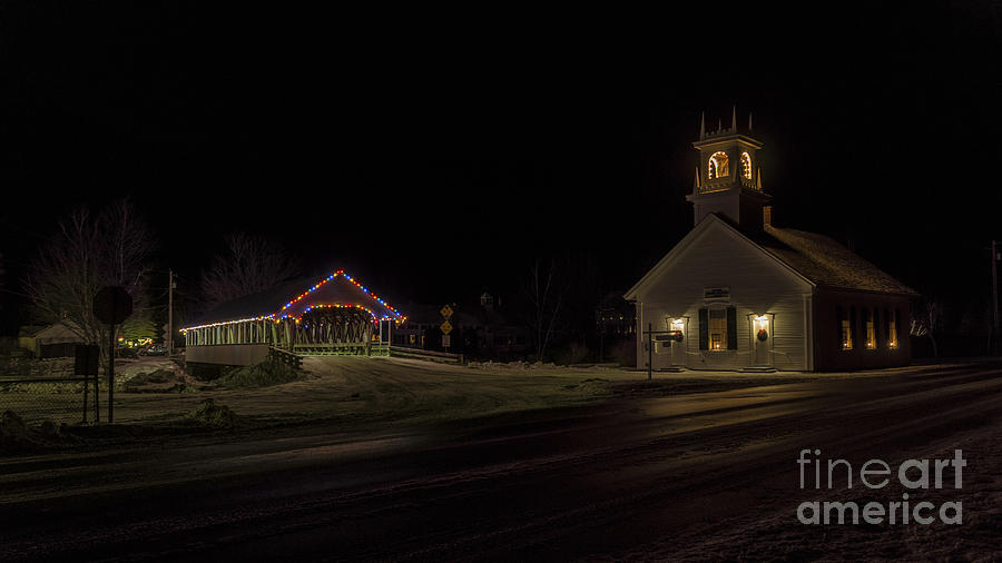 Christmas in Stark New Hampshire #1 Photograph by New England Photography