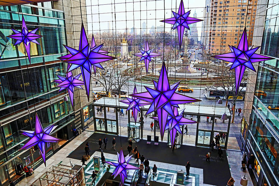 Christmas In The City #38 -  Holiday Under The Stars At The Shops At Columbus Circle Photograph