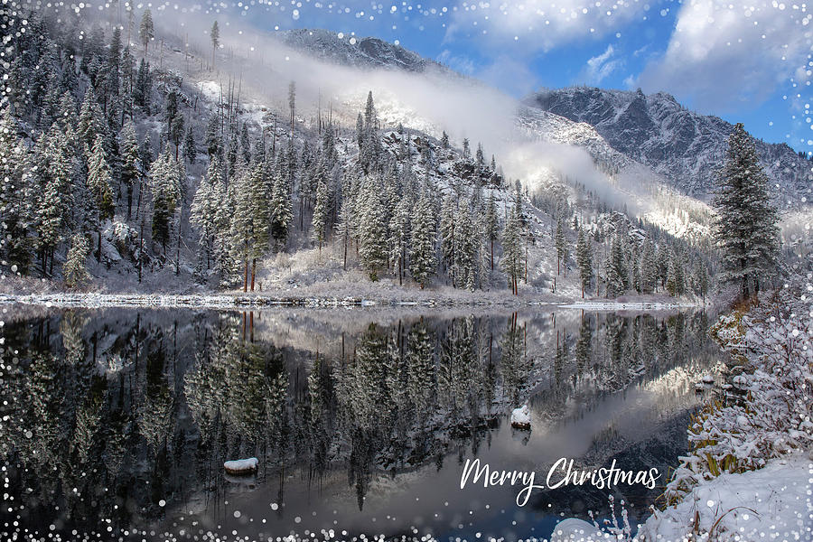 Christmas in the Tumwater Canyon Photograph by Lynn Hopwood