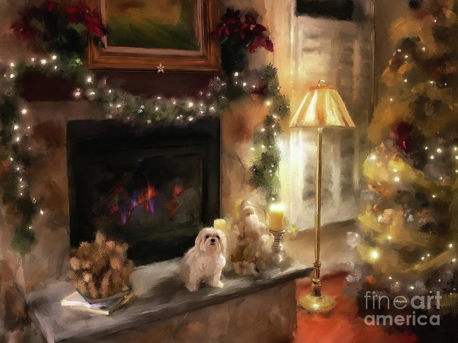 Christmas Digital Art - Christmas is Coming by Lois Bryan