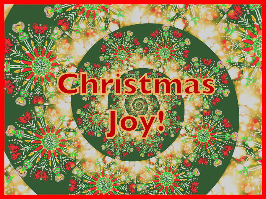 Christmas Joy Mixed Media by Eileen Backman