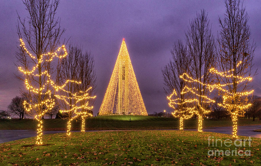 Christmas Lights Dayton Ohio Photograph by Teresa Jack Fine Art America